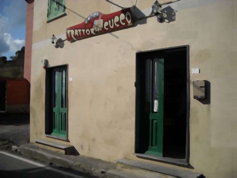 ingresso dell'antica trattoria il cucco